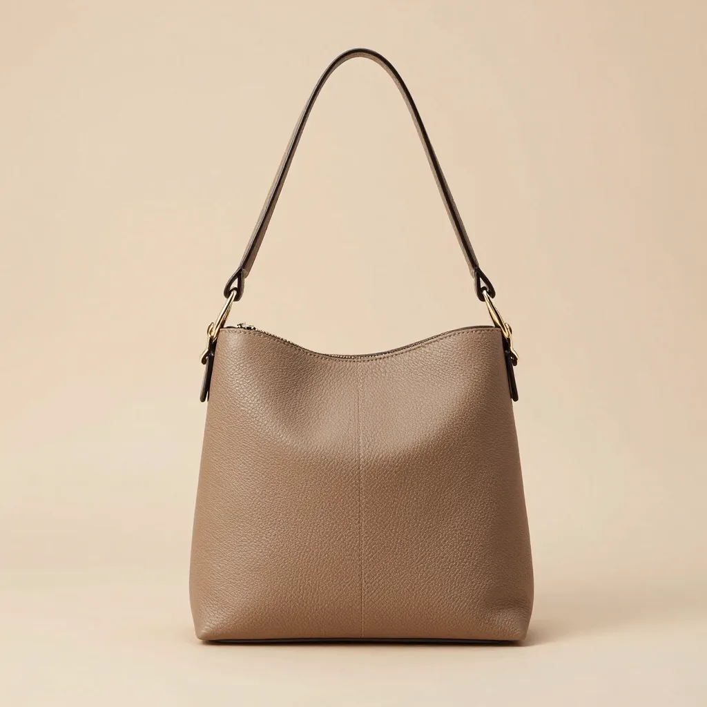 A shoulder mochila bag on a light background